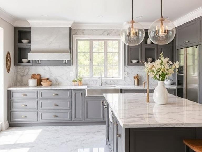Glam Up Your Kitchen: Stylize with Marble&nbsp;Benchtops